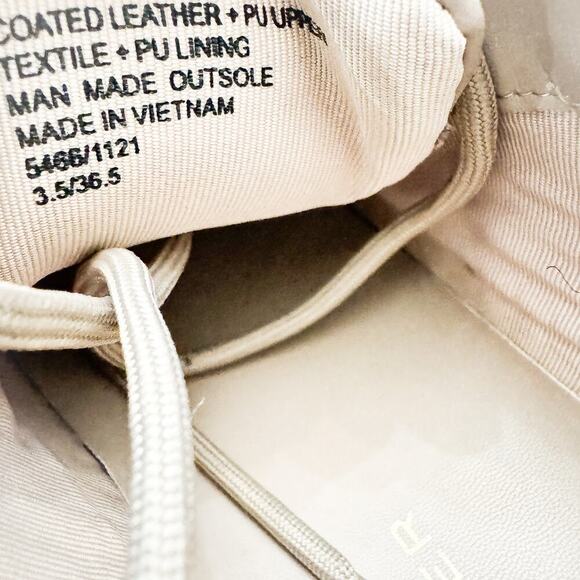 Kurt Geiger London Laney Coloful Stone Beige/Gray Leather Shoes Size 36.5 - Picture 5 of 7